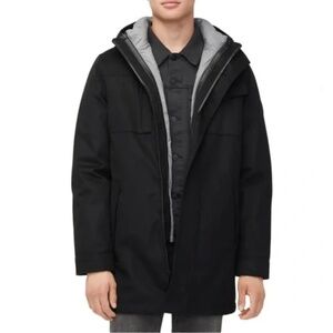 UGG Black and Gray Men's Jacket! 2 jackets in one. Amazing coat.